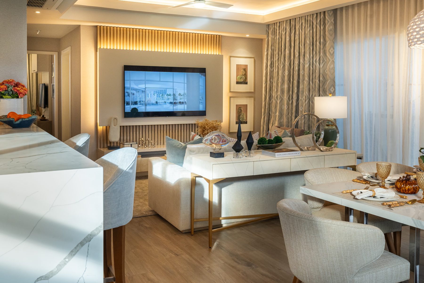 Two-Bedroom — Living Area